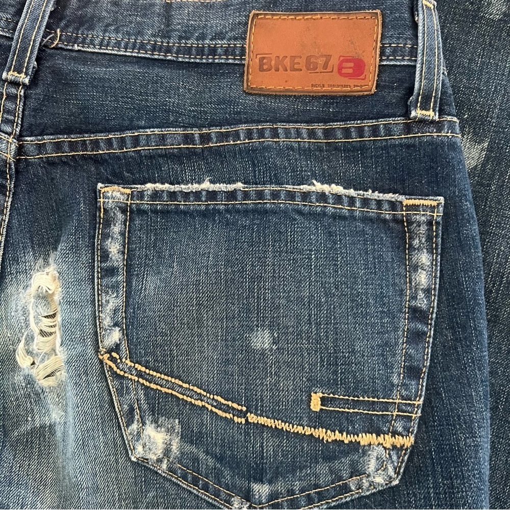 Vintage Buckle BKE 67 Jeans Mens Size 36x33 Medium Wash Boot Tyler Flare Y2K - Picture 8 of 14